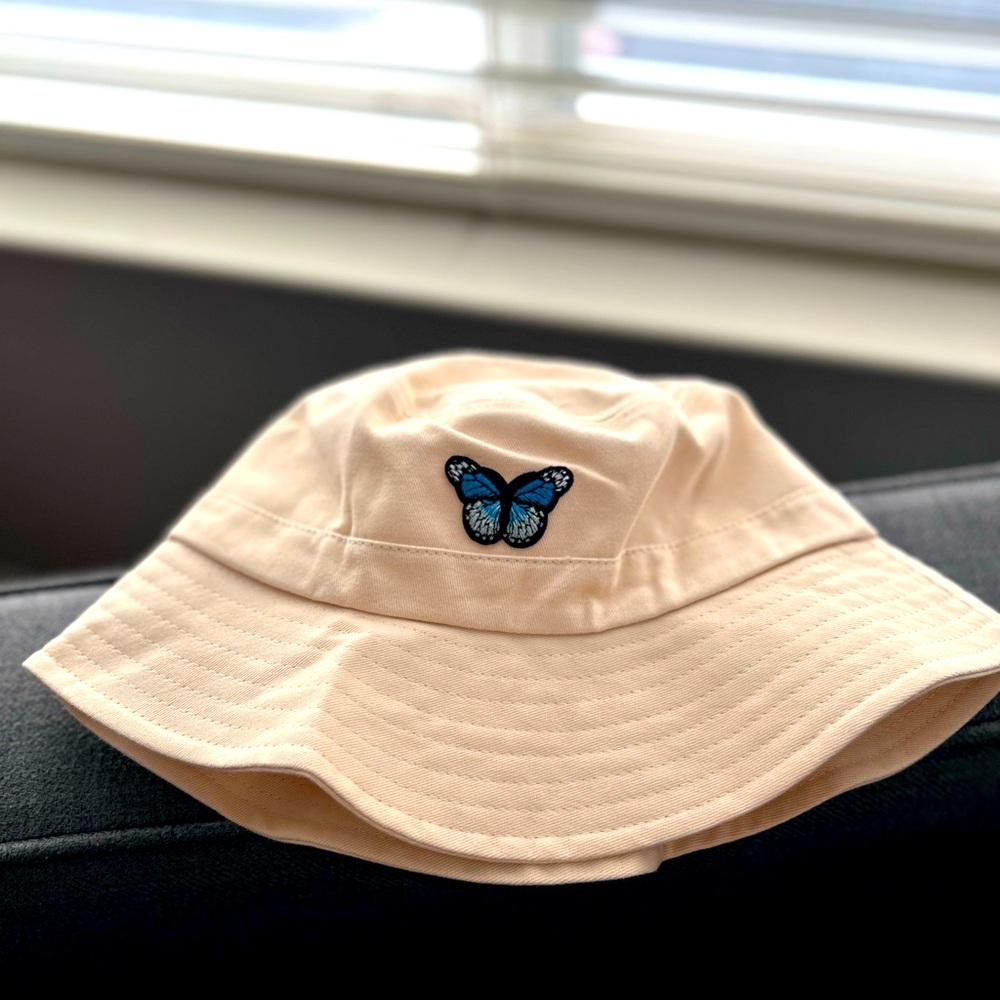 Butterfly Patterned Bucket Hat